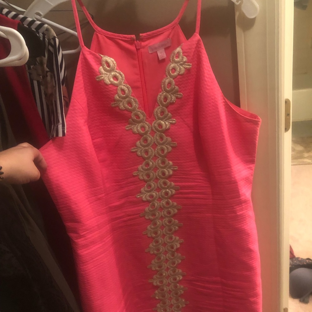 Hot pink Lilly Pulitzer dress